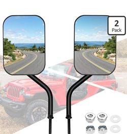 Jeep Side Mirrors 2-Pack Black