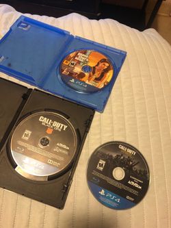 Ps4 games CALL OF DUTY GRAND THEFT AUTO