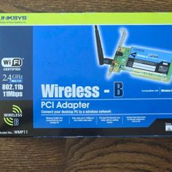 New Linksys Cisco PCI Wireless Adapter Card - OBO