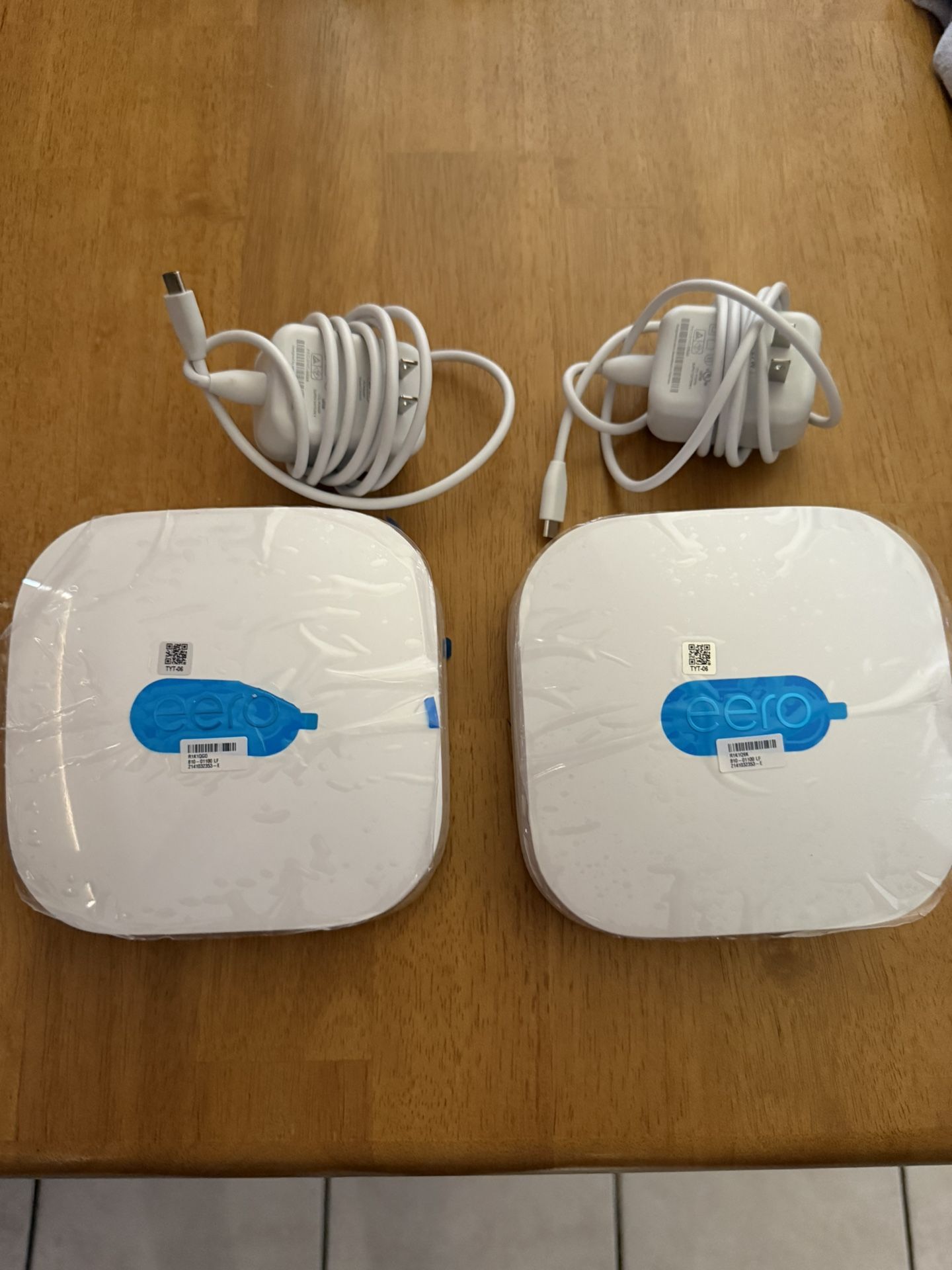 2 Eero Pro 6E Tri-Band Mesh Wi-Fi Router 