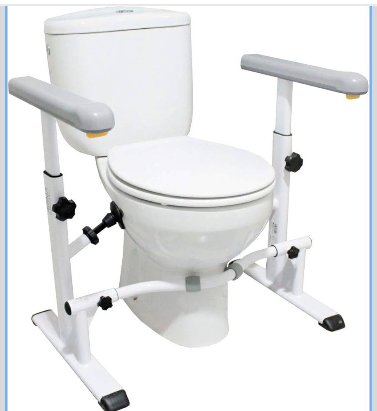 Senior Adult Toilet Seat W/rails
