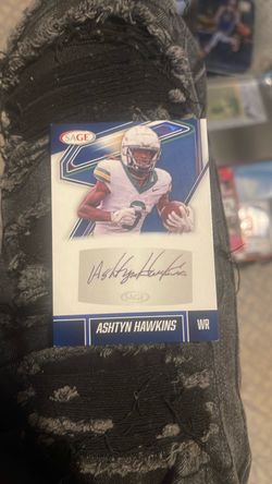 Ashtyn Hawkins SAGE Autographed Football Card