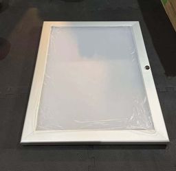 Locking Enclosed Bulletin Board Aluminum Memo Board Wall Mount  27 X 20