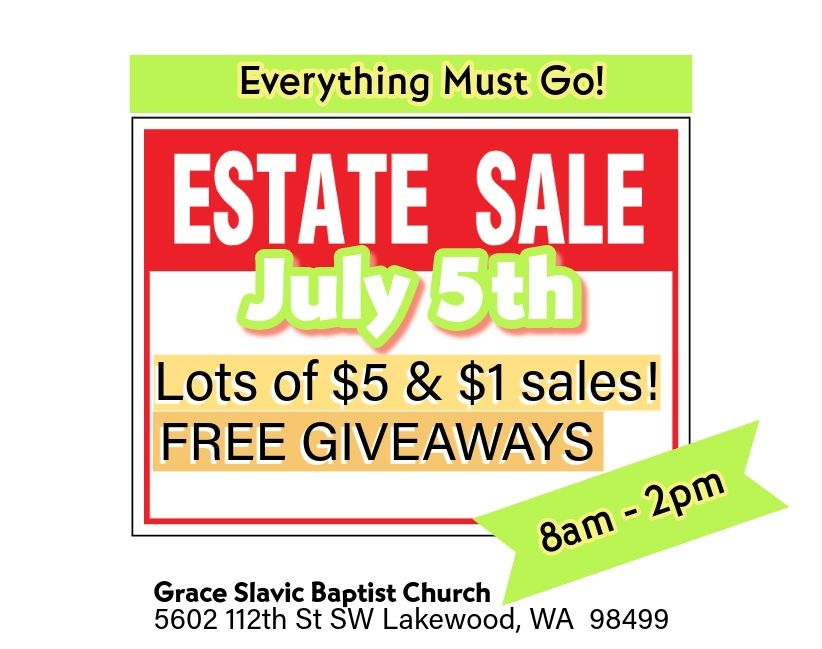 Church Estate Sale