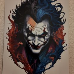 Joker Aluminum Portrait 12x18 Inch