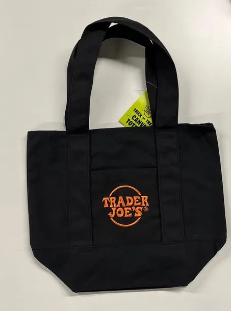 BLACK Trader Joe’s Mini Halloween Tote Bag