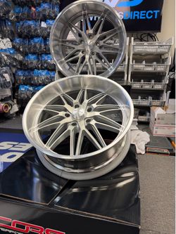 (Set-4) Corsart Alcatraz Staggered 22x8.5 & 22x12 5x139.7 Gloss Brushed 5x5.5