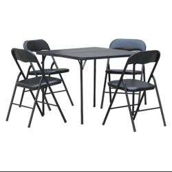 5PC Folding Table And Chairs 