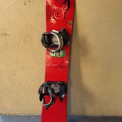 K2 Snowboard With Bindings 