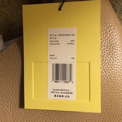 Brand New Marc Jacobs Leather Sack Bag  -  Camel