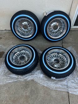 (NEW) 13x7 wire wheels