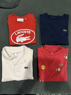 LACOSTE boys shirts