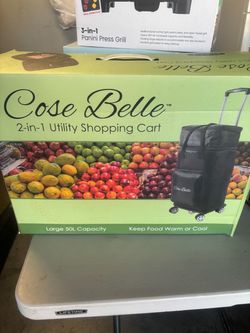 Cose Belle 2-in-1 Utility Shopping Cart