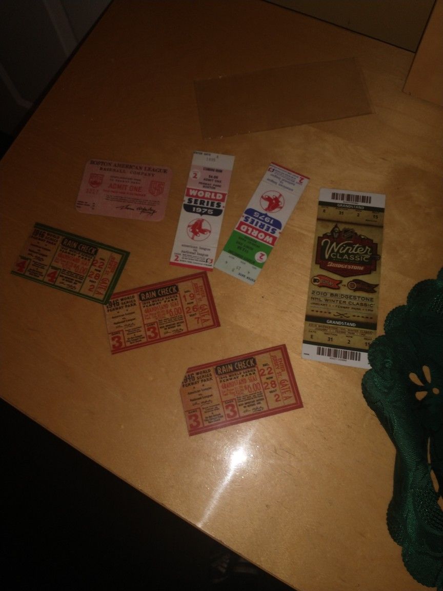 1946 Baseball Tickets And Rain Checks Don't Know Much About Them