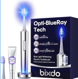 100% Brand New Whitening Electric Toothbrush for Adults with Whitening Blue Light Tech