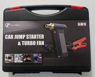 Car Jump Starter and Turbo Fan Blower Combo 130000 RPM, brand new