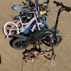 Bicycle Parts Lot