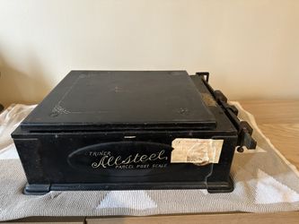 Vintage Postal Scale - Triner Steel Parcel Post Postage Scale 100 Lb Capacity