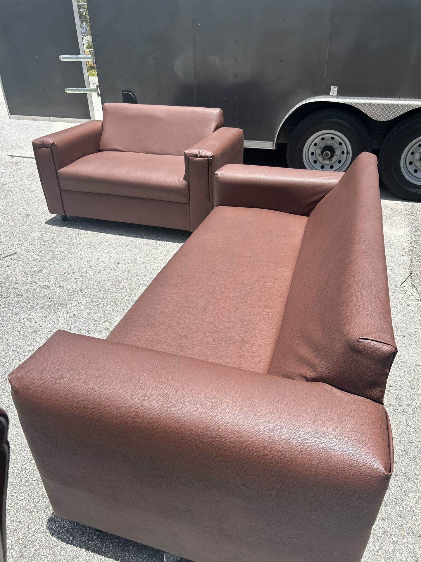 Brown Sofa Set