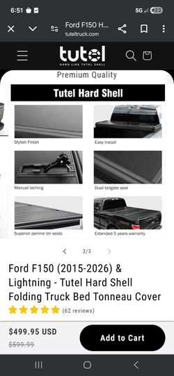 Bed cover Ford f150