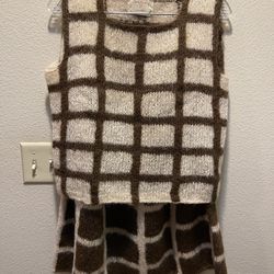 Hand Made Sweater & Skirt Set