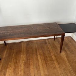 Designer Danish Rosewood Coffee Table - Extendable - MCM. 51.75” Long