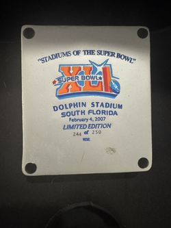 RARE Stadiums Of The Super Bowl Limited Edition 244 Of 250