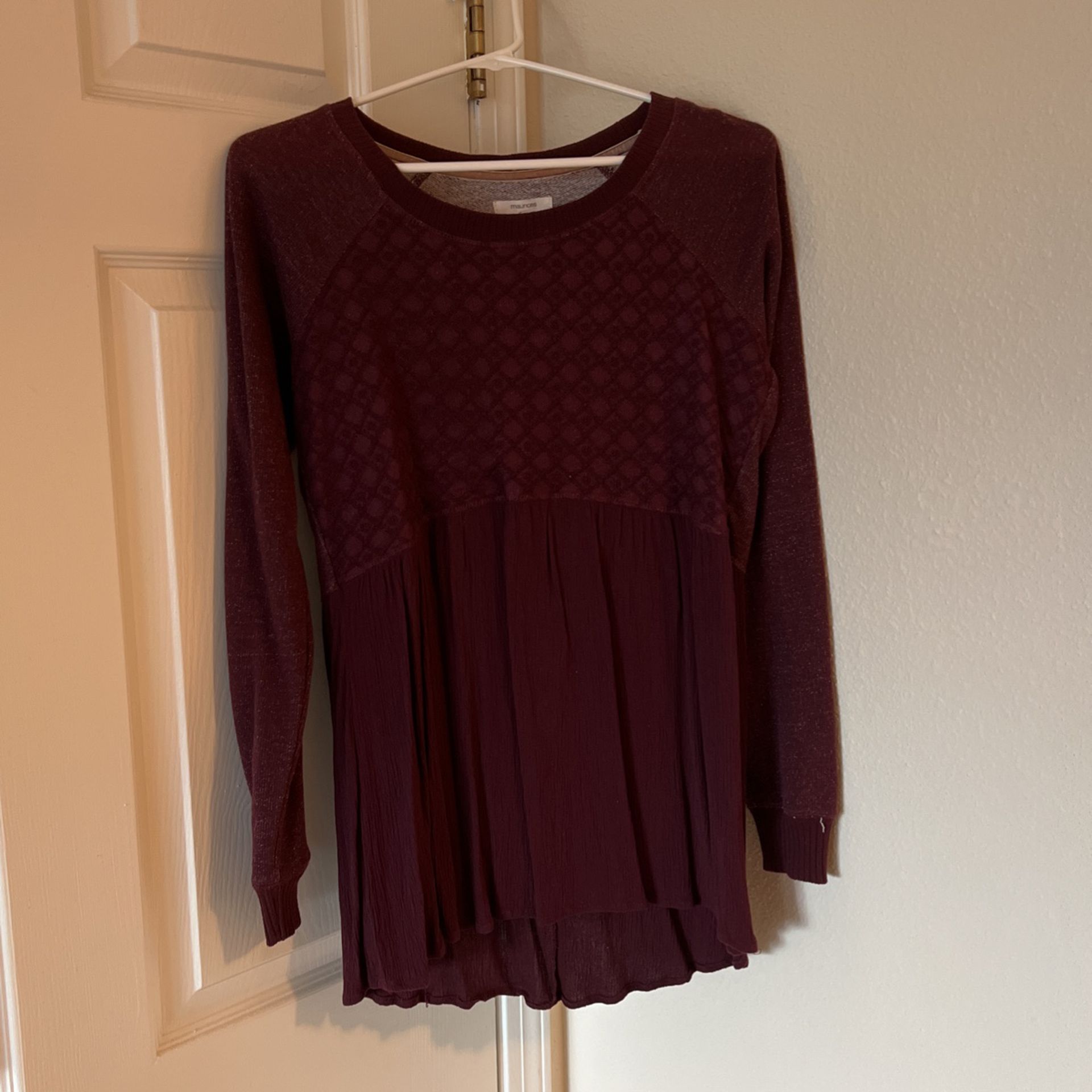 Dressy Maroon Sweater