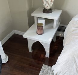 Hand Painted Solid Wood End Table