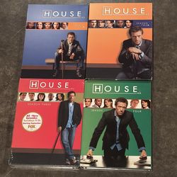 House M.D. Seasons 1-4 DVD Box Sets