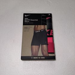 Men's Nike 3-Pack Dri-FIT Essential Micro Stretch Trunk Black Underwear 