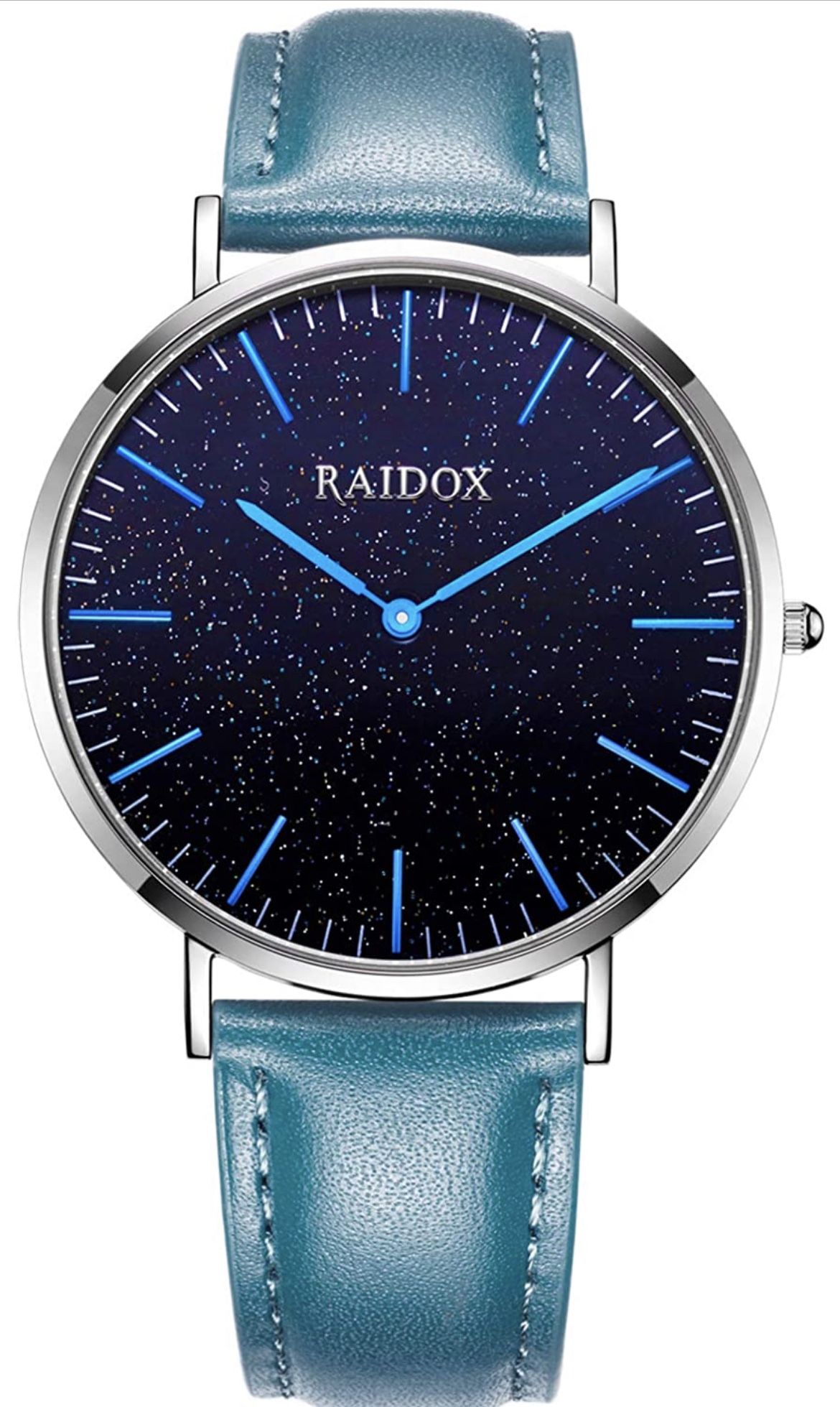 RAIDOX Wrist Watch for Men Watch for Women Analog Watch Quartz Leather Strap