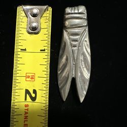 Vintage Alexis Kirk Pewter Silver Brooch