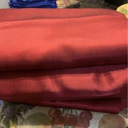 Large Burgundy Tablecloths For A Party