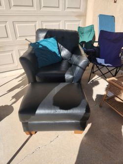 Chair and ottoman