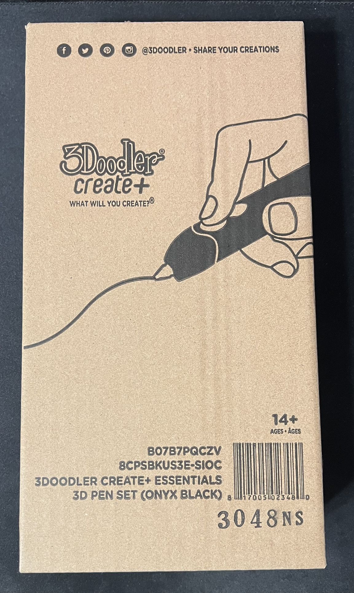 3Doodler Create+ (Onyx Black)