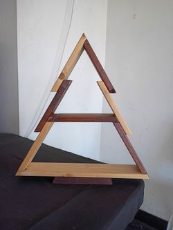 Wooden Christmas Tree Decoration/ W Shelf