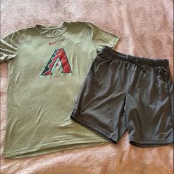Nike Tshirt And Shorts Set