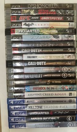 PS3 & PS4 Games