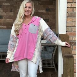 Blue velvet oversized hoodie Size Medium 