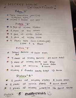 Mickey Mouse Party Decorations