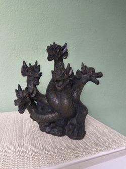 5 Headed Dragon resin cone Insence burner