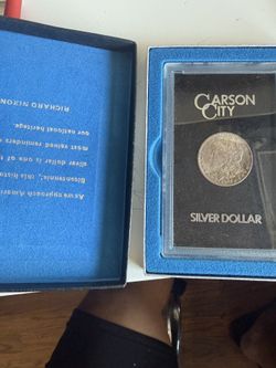 1883 Carson City Toned Morgan Silver Dollar 