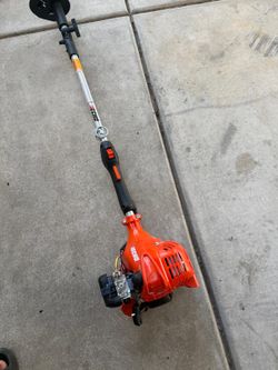 ECHO
2-Stroke Gas Hedge Trimmer, with 21-inch blades, 21.2cc 2-Stroke gas engine, and 10-position articulating head. he