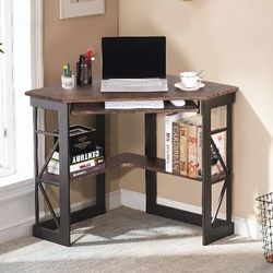 VECELO Corner Computer Desk