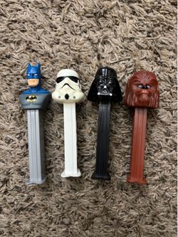 Star Wars & Batman PEZ Dispenser Lot (4)