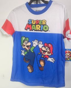 Super Mario Bros 2pc PJ set Boys size small(6-7)