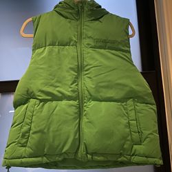 Green PANTONE Puffy Vest - Size M