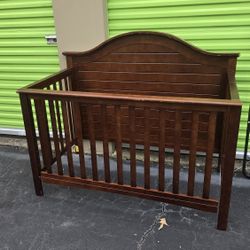 Solid Wood Baby Crib Bed