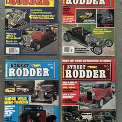 Street Rodder Magazine 1977.                                             January - December.      12 Issues